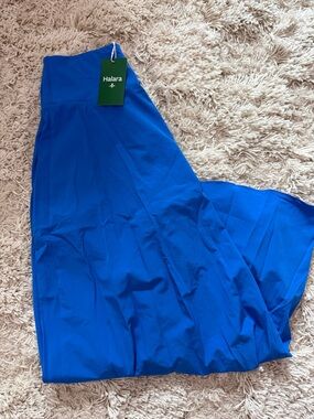 HALARA Electric Blue High-Waist Maxi Skirt